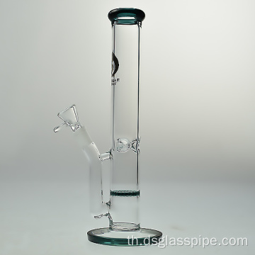 บีกเกอร์แก้วตรงที่ขายส่งกับ Honeycomb Glass Bong Water Pipe ยอมรับ OEM และ ODM